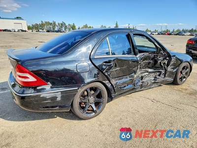Trzecie zdjęcie samochodu z tyłu: 2007 MERCEDES-BENZ C 230 VIN:WDBRF52H97F908040 - miniatura