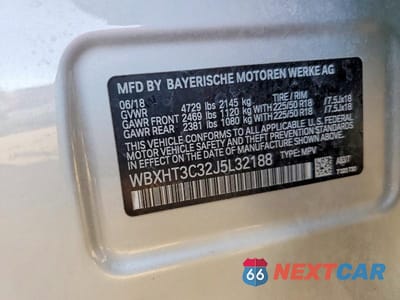 Zdjęcie 12 z 12 samochodu: 2018 BMW X1 XDRIVE28I VIN:WBXHT3C32J5L32188 - miniatura