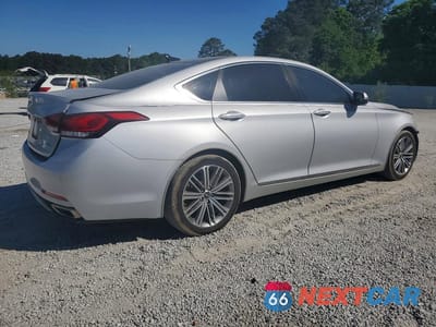 Trzecie zdjęcie samochodu z tyłu: 2018 GENESIS G80 3.8 VIN:KMHGN4JE6JU235378 - miniatura