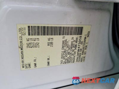 Zdjęcie 12 z 12 samochodu: 2011 NISSAN ALTIMA 2.5 VIN:1N4AL2AP5BN475058 - miniatura