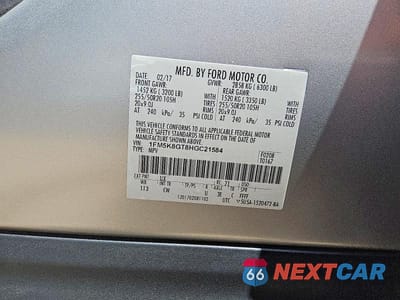 Zdjęcie 13 z 13 samochodu: 2017 FORD EXPLORER SPORT VIN:1FM5K8GT8HGC21584 - miniatura