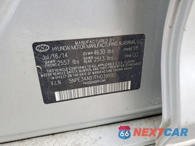 Zdjęcie 12 z 12 samochodu: 2015 HYUNDAI SONATA SPORT 2.0T VIN:5NPE34AB7FH039992 - miniatura