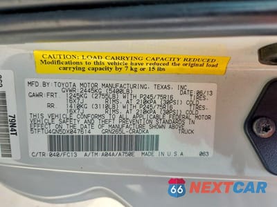 Zdjęcie 12 z 12 samochodu: 2013 TOYOTA TACOMA PRERUNNER ACCESS CAB VIN:5TFTU4GN5DX047614 - miniatura