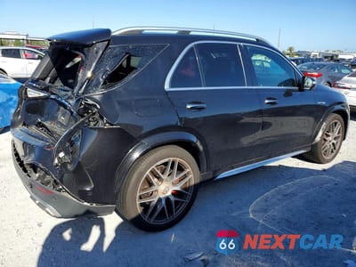 Trzecie zdjęcie samochodu z tyłu: 2021 MERCEDES-BENZ GLE 63 AMG 4MATIC VIN:4JGFB8KB2MA575732 - miniatura