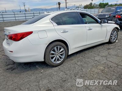 Trzecie zdjęcie samochodu z tyłu: 2014 INFINITI Q50 BASE VIN:JN1BV7AP7EM692744 - miniatura