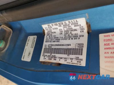Zdjęcie 12 z 12 samochodu: 1992 FORD F150 VIN:1FTEX15N5NKB61564 - miniatura