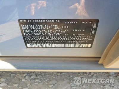 Zdjęcie 14 z 14 samochodu: 2021 VOLKSWAGEN ID.4 PRO VIN:WVGRMPE21MP030731 - miniatura