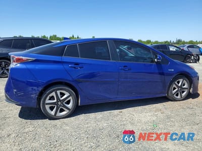 Trzecie zdjęcie samochodu z tyłu: 2018 TOYOTA PRIUS FOUR TOURING VIN:JTDKARFU0J3057545 - miniatura