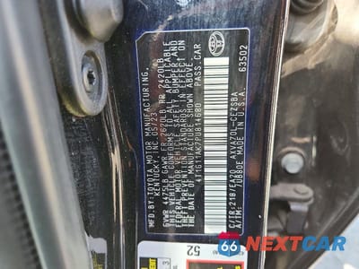 Zdjęcie 12 z 12 samochodu: 2023 TOYOTA CAMRY SE VIN:4T1G11AK7PU814680 - miniatura