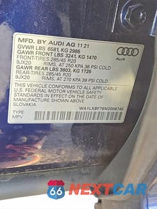 Zdjęcie 10 z 11 samochodu: 2022 AUDI Q7 PREMIUM PLUS VIN:WA1LXBF79ND006740 - miniatura