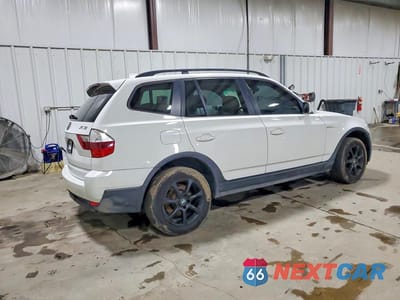 Trzecie zdjęcie samochodu z tyłu: 2007 BMW X3 3.0SI VIN:WBXPC93497WJ00150 - miniatura