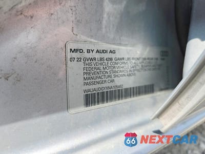 Zdjęcie 12 z 12 samochodu: 2022 AUDI A3 PREMIUM VIN:WAUAUDGYXNA105462 - miniatura