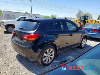 Trzecie zdjęcie samochodu z tyłu: 2013 MITSUBISHI OUTLANDER SPORT ES VIN:4A4AR3AU6DE008232 - miniatura