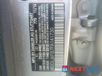 Zdjęcie 12 z 12 samochodu: 2015 MERCEDES-BENZ CLS 400 VIN:WDDLJ6FB7FA141730 - miniatura