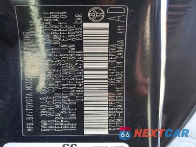 Zdjęcie 12 z 12 samochodu: 2010 TOYOTA COROLLA S VIN:2T1BU4EE3AC473486 - miniatura