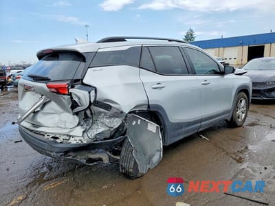 Trzecie zdjęcie samochodu z tyłu: 2018 GMC TERRAIN SLE VIN:3GKALMEV0JL174201 - miniatura