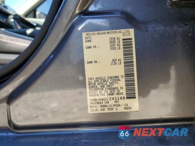 Zdjęcie 12 z 12 samochodu: 2020 NISSAN ALTIMA 2.5 PLATINUM VIN:1N4BL4FW1LC245188 - miniatura