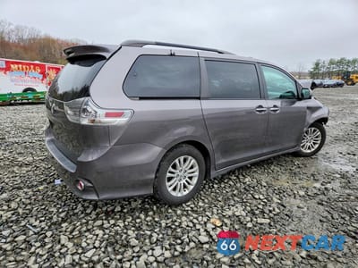 Trzecie zdjęcie samochodu z tyłu: 2017 TOYOTA SIENNA SE PREMIUM 8-PASSENGER VIN:5TDXZ3DC9HS790658 - miniatura
