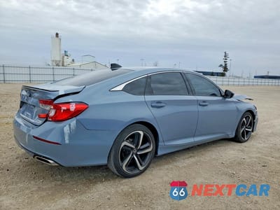 Trzecie zdjęcie samochodu z tyłu: 2022 HONDA ACCORD SPORT SE VIN:1HGCV1F43NA087393 - miniatura