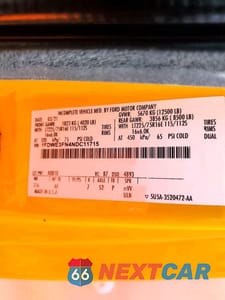 Zdjęcie 13 z 13 samochodu: 2022 FORD E350 BOX TRUCK VIN:1FDWE3FN4NDC11715 - miniatura