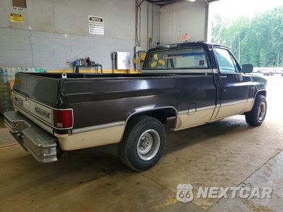 Trzecie zdjęcie samochodu z tyłu: 1986 CHEVROLET C10 VIN:1GCDC14H5GF341755 - miniatura