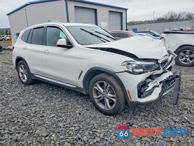 Czwarte zdjęcie samochodu z boku: 2021 BMW X3 XDRIVE30I VIN:5UXTY5C08M9G22525 - miniatura