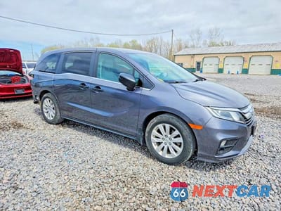 Czwarte zdjęcie samochodu z boku: 2020 HONDA ODYSSEY LX VIN:5FNRL6H21LB025308 - miniatura