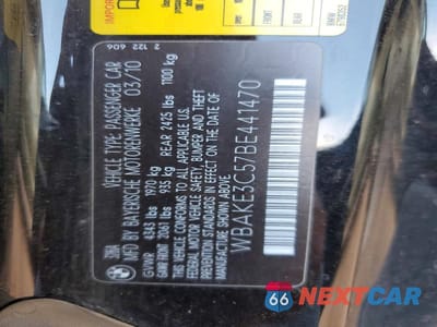 Zdjęcie 13 z 13 samochodu: 2011 BMW 328 I VIN:WBAKE3C57BE441470 - miniatura