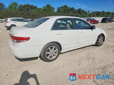 Trzecie zdjęcie samochodu z tyłu: 2003 HONDA ACCORD EX VIN:1HGCM66553A016511 - miniatura