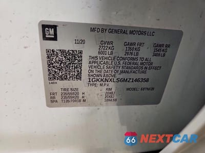 Zdjęcie 13 z 13 samochodu: 2021 GMC ACADIA DENALI VIN:1GKKNXLS6MZ146358 - miniatura