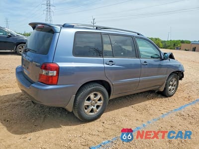 Trzecie zdjęcie samochodu z tyłu: 2007 TOYOTA HIGHLANDER BASE VIN:JTEGP21A670142436 - miniatura