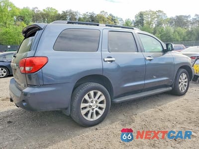 Trzecie zdjęcie samochodu z tyłu: 2010 TOYOTA SEQUOIA LIMITED VIN:5TDJY5G18AS037420 - miniatura