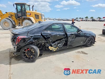 Trzecie zdjęcie samochodu z tyłu: 2024 CADILLAC CT4-V BLACKWING VIN:1G6D75RP9R0410256 - miniatura