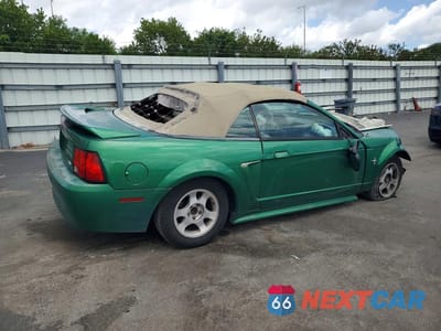 Trzecie zdjęcie samochodu z tyłu: 2000 FORD MUSTANG VIN:1FAFP4445YF162389 - miniatura