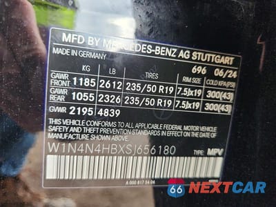 Zdjęcie 14 z 14 samochodu: 2025 MERCEDES-BENZ GLA 250 4MATIC VIN:W1N4N4HBXSJ656180 - miniatura