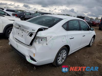 Trzecie zdjęcie samochodu z tyłu: 2019 NISSAN SENTRA SV VIN:3N1AB7AP4KY278401 - miniatura