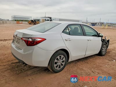 Trzecie zdjęcie samochodu z tyłu: 2016 TOYOTA COROLLA L VIN:2T1BURHE3GC669638 - miniatura