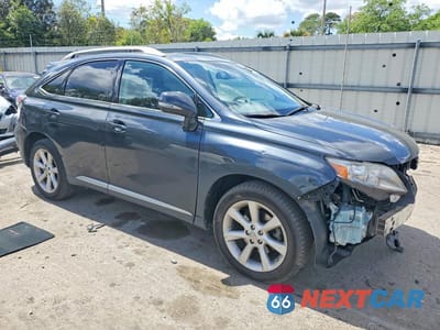 Czwarte zdjęcie samochodu z boku: 2011 LEXUS RX 350 BASE VIN:2T2ZK1BA5BC049583 - miniatura