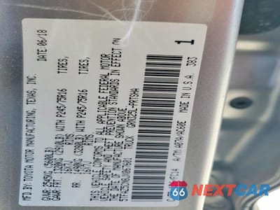 Zdjęcie 12 z 12 samochodu: 2018 TOYOTA TACOMA SR5 V6 VIN:5TFAZ5CN8JX067601 - miniatura
