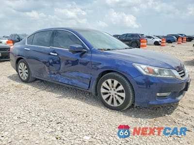 Czwarte zdjęcie samochodu z boku: 2013 HONDA ACCORD EXL VIN:1HGCR3F88DA033198 - miniatura