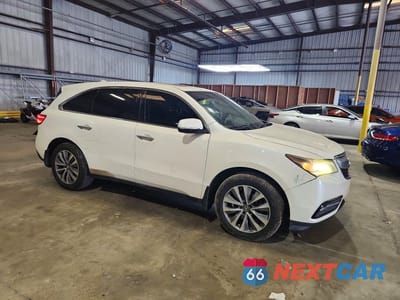 Czwarte zdjęcie samochodu z boku: 2016 ACURA MDX TECHNOLOGY VIN:5FRYD3H42GB013472 - miniatura