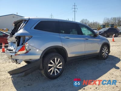 Trzecie zdjęcie samochodu z tyłu: 2021 HONDA PILOT EXL VIN:5FNYF6H50MB010278 - miniatura