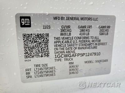 Zdjęcie 14 z 14 samochodu: 2023 CHEVROLET EXPRESS G2500 VIN:1GCWGAFP5P1247910 - miniatura