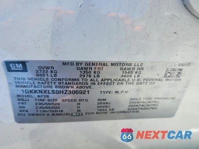 Zdjęcie 13 z 13 samochodu: 2017 GMC ACADIA DENALI VIN:1GKKNXLS0HZ306921 - miniatura