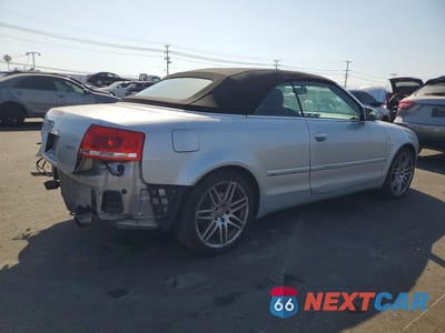 Trzecie zdjęcie samochodu z tyłu: 2009 AUDI A4 2.0T CABRIOLET VIN:WAUAF48H19K009423 - miniatura
