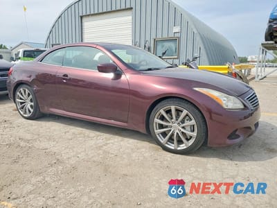 Czwarte zdjęcie samochodu z boku: 2010 INFINITI G37 CONVERTIBLE BASE VIN:JN1CV6FE8AM353586 - miniatura