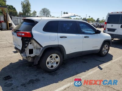 Trzecie zdjęcie samochodu z tyłu: 2015 JEEP CHEROKEE SPORT VIN:1C4PJLAB6FW516897 - miniatura