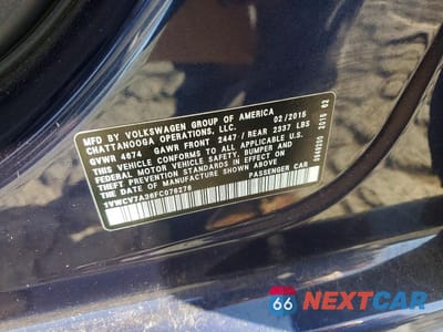 Zdjęcie 12 z 12 samochodu: 2015 VOLKSWAGEN PASSAT SEL VIN:1VWCV7A36FC076276 - miniatura