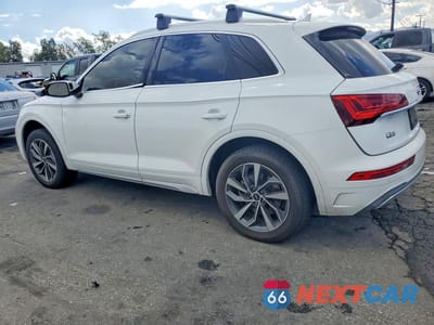 Drugie zdjęcie samochodu z przodu: 2021 AUDI Q5 PREMIUM PLUS VIN:WA1BAAFY7M2022820 - miniatura