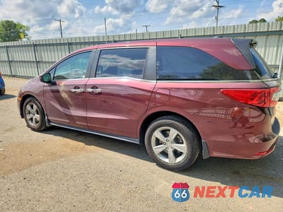 Drugie zdjęcie samochodu z przodu: 2019 HONDA ODYSSEY EX VIN:5FNRL6H54KB133169 - miniatura